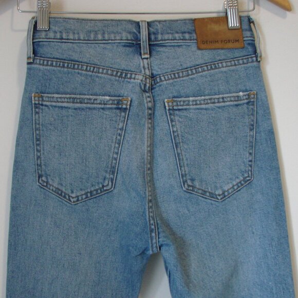 Aritzia Denim Forum Yoko High Rise Slim Jeans Organic Cotton Size 25 - Picture 13 of 16